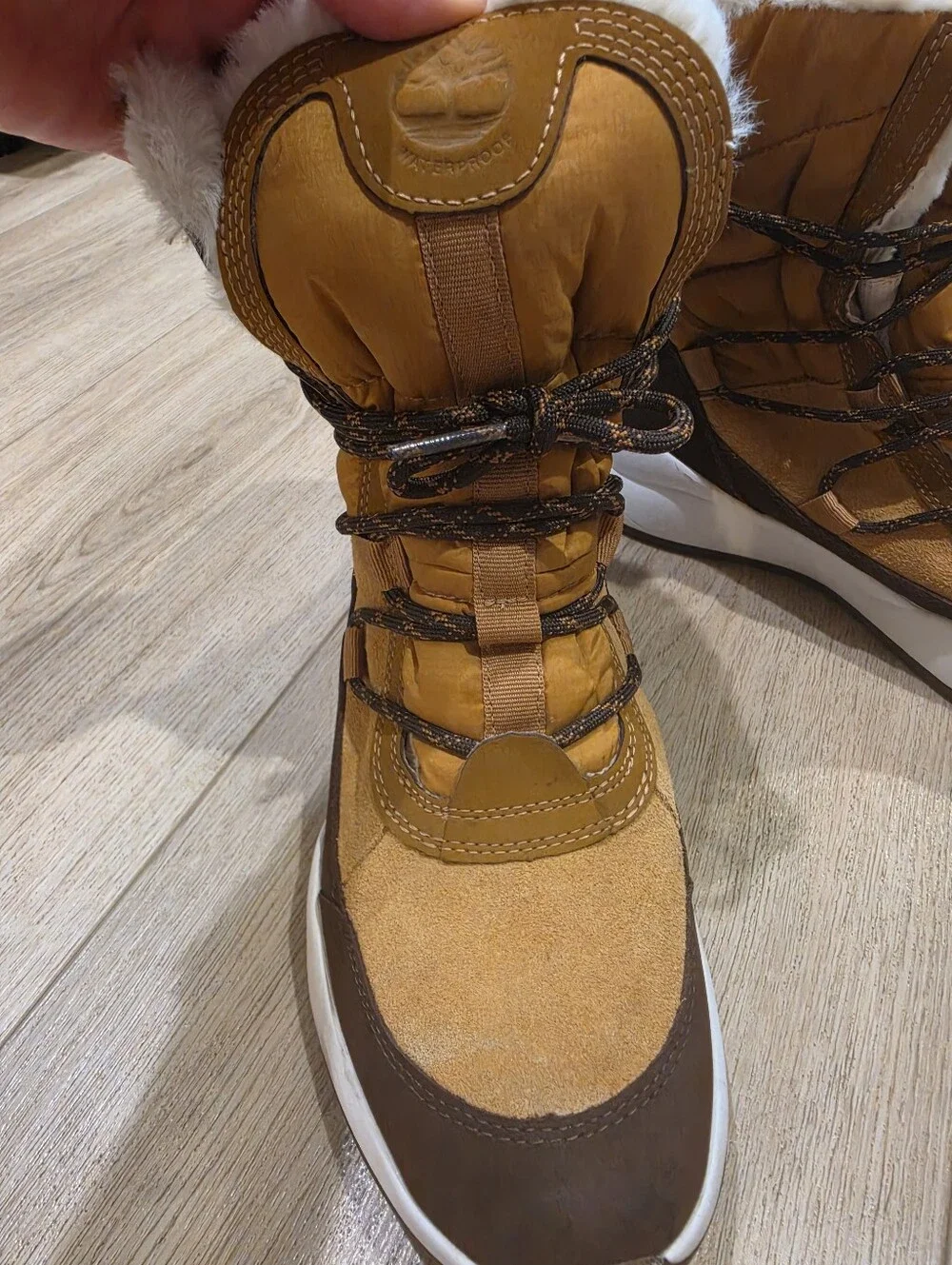 Timberland Women's ReBOTL Waterproof Insulated Winter Snow Boots Brown Size 9